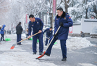 铲雪除冰——晋城消防在行动