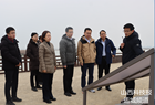 黄河流域生态保护和高质量发展规划纲阶段性评估专家组一行走进运城盐湖调研