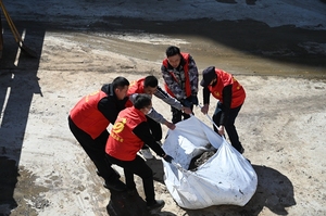 山西晋盂矿业有限公司积极投身创卫行动 彰显企业担当