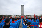 继承先烈遗志 立志报效祖国——朔城区第十小学开展清明祭扫活动
