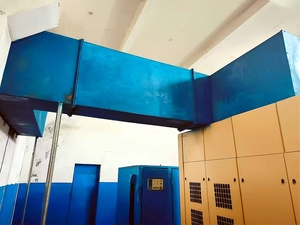 自制空压机散热通风管道有效操控空压机房“风”水
