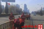团怀仁市委开展环境清洁志愿服务活动