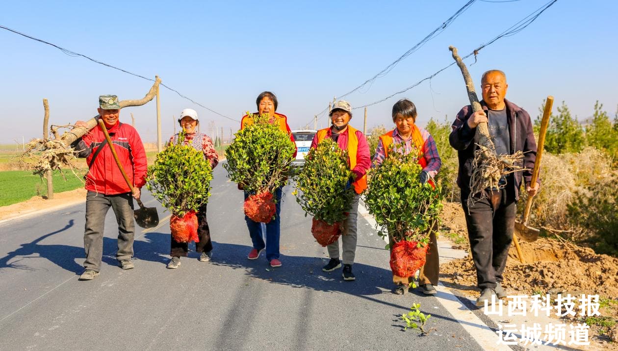 夏縣:春分時(shí)節(jié)植樹忙