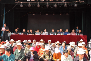 尧都区吴村镇吴南村第41届物资交流大会盛大启幕