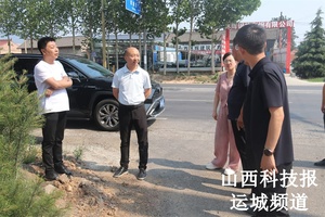 薛云涛调研工业污水管网项目建设情况