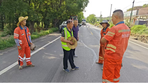 古县公路管理段：开展路面养护作业 提升道路通行品质