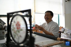 东台发绣：一缕发丝映古今