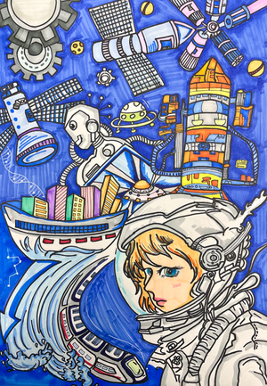 全国科技小记者科普创作大赛（2024年） 绘画作品选登---山西赛区