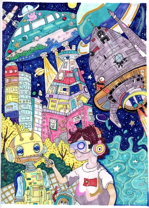 山西省第三届“我眼中的未来世界”科普创作活动（2025）——绘画作品选登