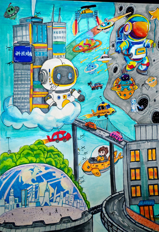 山西省第三届“我眼中的未来世界”科普创作活动（2025）——绘画作品选登