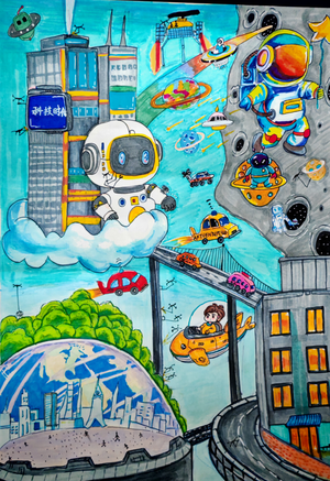 山西省第三届“我眼中的未来世界”科普创作活动（2025）——绘画作品选登