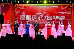 盂县路家村煤业举办“迎国庆”专场文艺演出