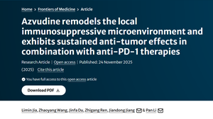 肿瘤免疫治疗研究取得新进展 阿兹夫定联合疗法显示抗肿瘤潜力