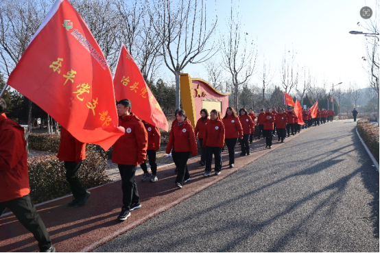 昔阳农商银行开展健步走活动凝聚开门红奋进力量