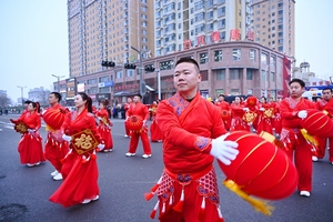 晋盂热力参演盂县元宵民间艺术展演