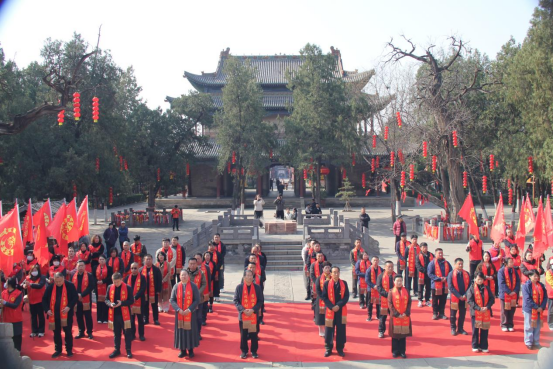 传承尧德聚商力 龙启新程谱华章&mdash;&mdash;商桥荟&middot;临汾企业家俱乐部举行丙午年二月二祭拜帝尧典礼