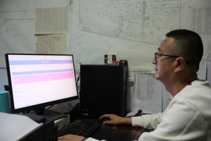 马脊梁矿掌上“算料神器” 让矿井管理更有“数”