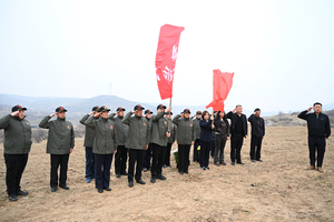 盂县仙人乡七里峪村开展“纪念抗美援朝战斗英雄高山河烈士”活动