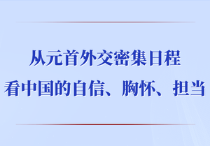 从元首外交密集日程看中国的自信、胸怀、担当