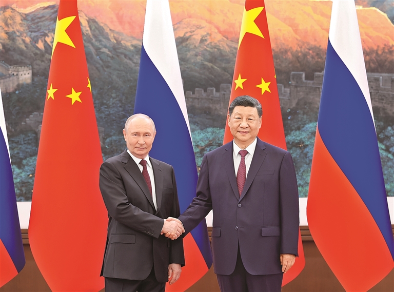 习近平同俄罗斯总统普京会谈