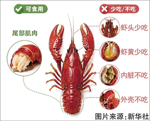 小龙虾的虾头虾黄能吃吗