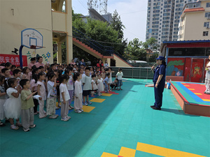 守护童真伴成长：高新区大队走进幼儿园开展消防安全宣讲活动