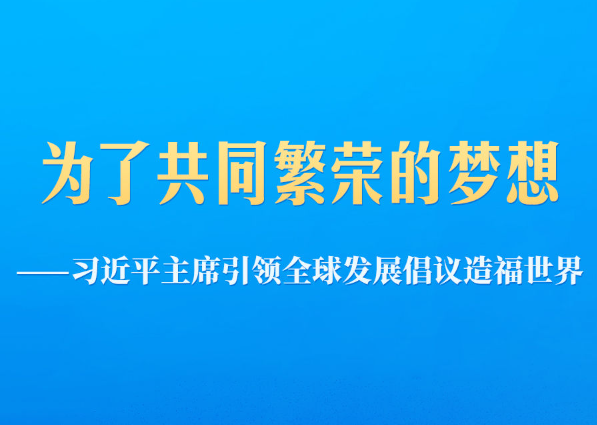 为了共同繁荣的梦想&mdash;&mdash;习近平主席引领全球发展倡议造福世界
