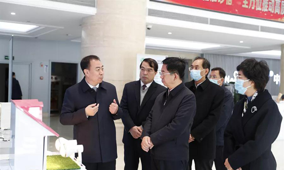 集团公司领导周刚,聂建民,余北建,令狐建设,高彦清,冯志武,刘有兔,王
